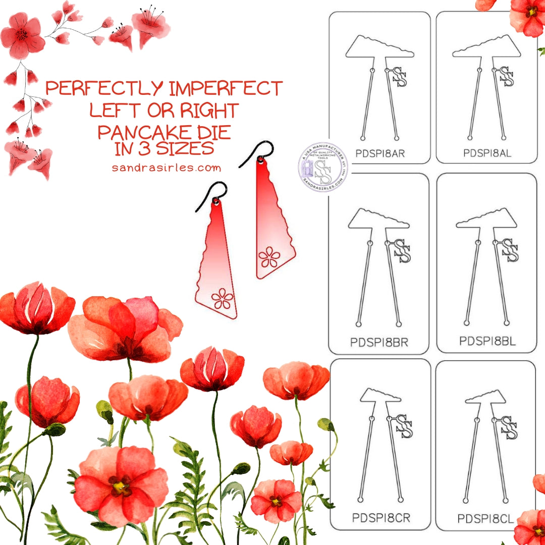 PANCAKE DIE PDSPI8 SHAPE PERFECTLY IMPERFECT 8 LEFT OR RIGHT